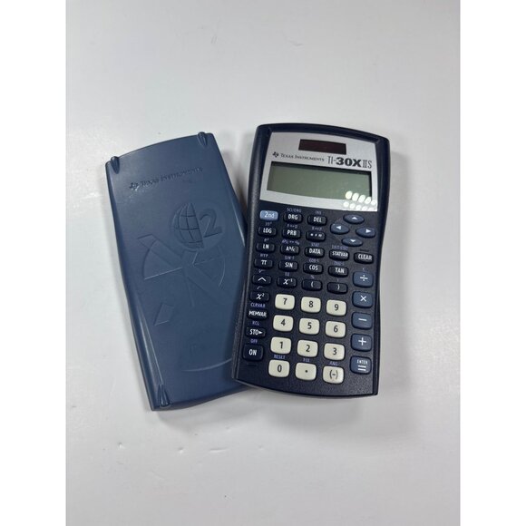 Texas Instruments TI-30X IIS Scientific Calculator With Blue Slide-On Hard Cover - Picture 1 of 5